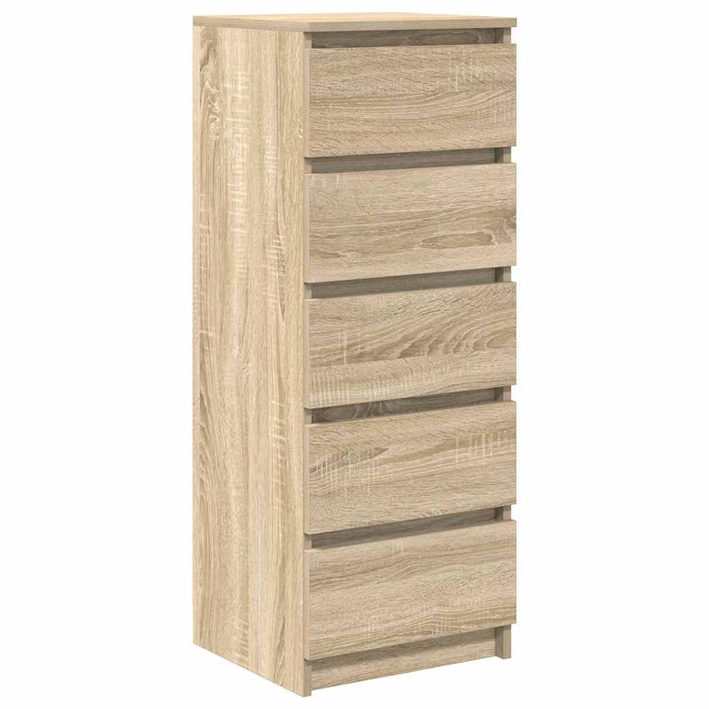 Buffet avec tiroirs chêne sonoma 37,5x35x99 cm bois ingénierie - XIOS