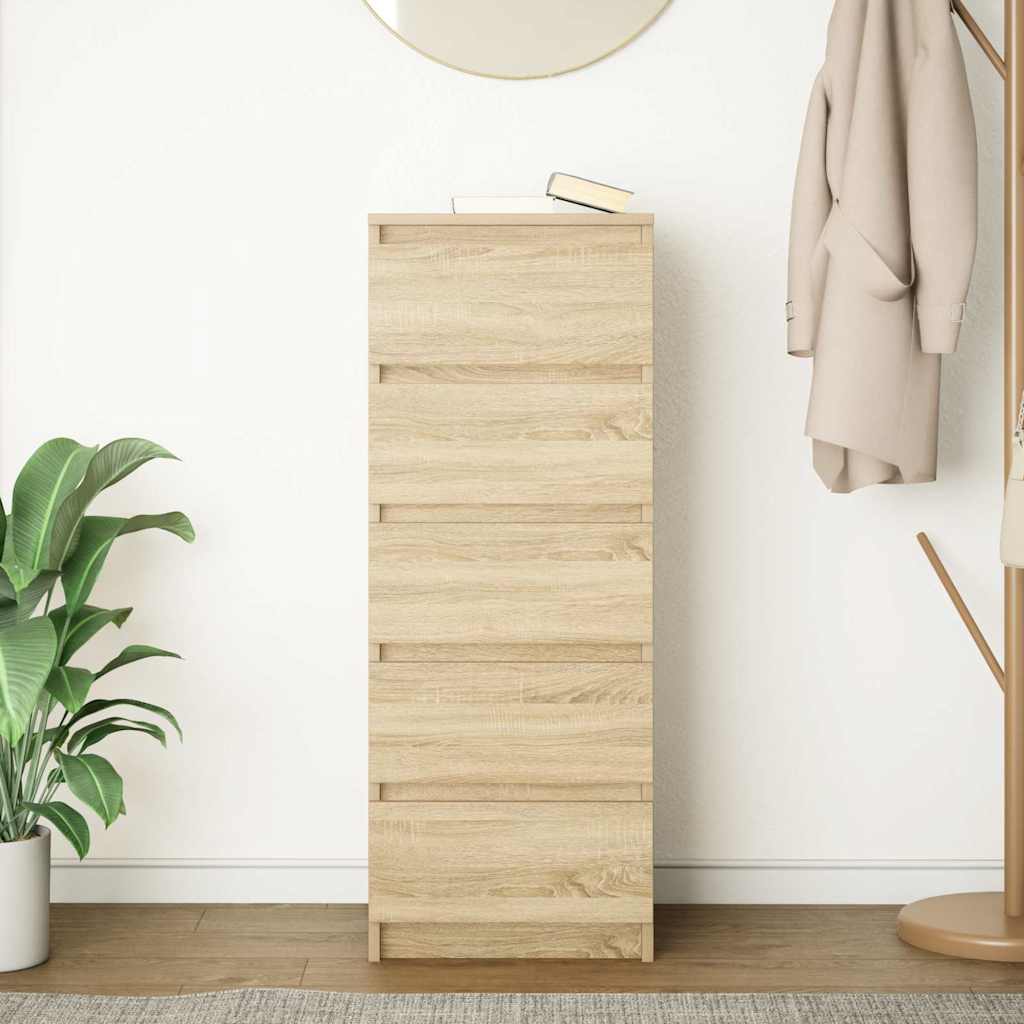 Buffet avec tiroirs chêne sonoma 37,5x35x99 cm bois ingénierie - XIOS