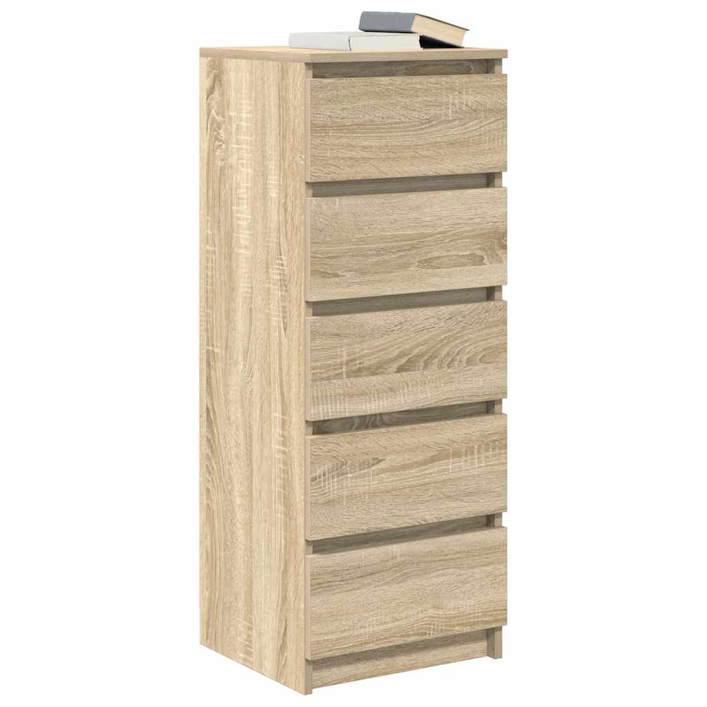 Buffet avec tiroirs chêne sonoma 37,5x35x99 cm bois ingénierie - XIOS
