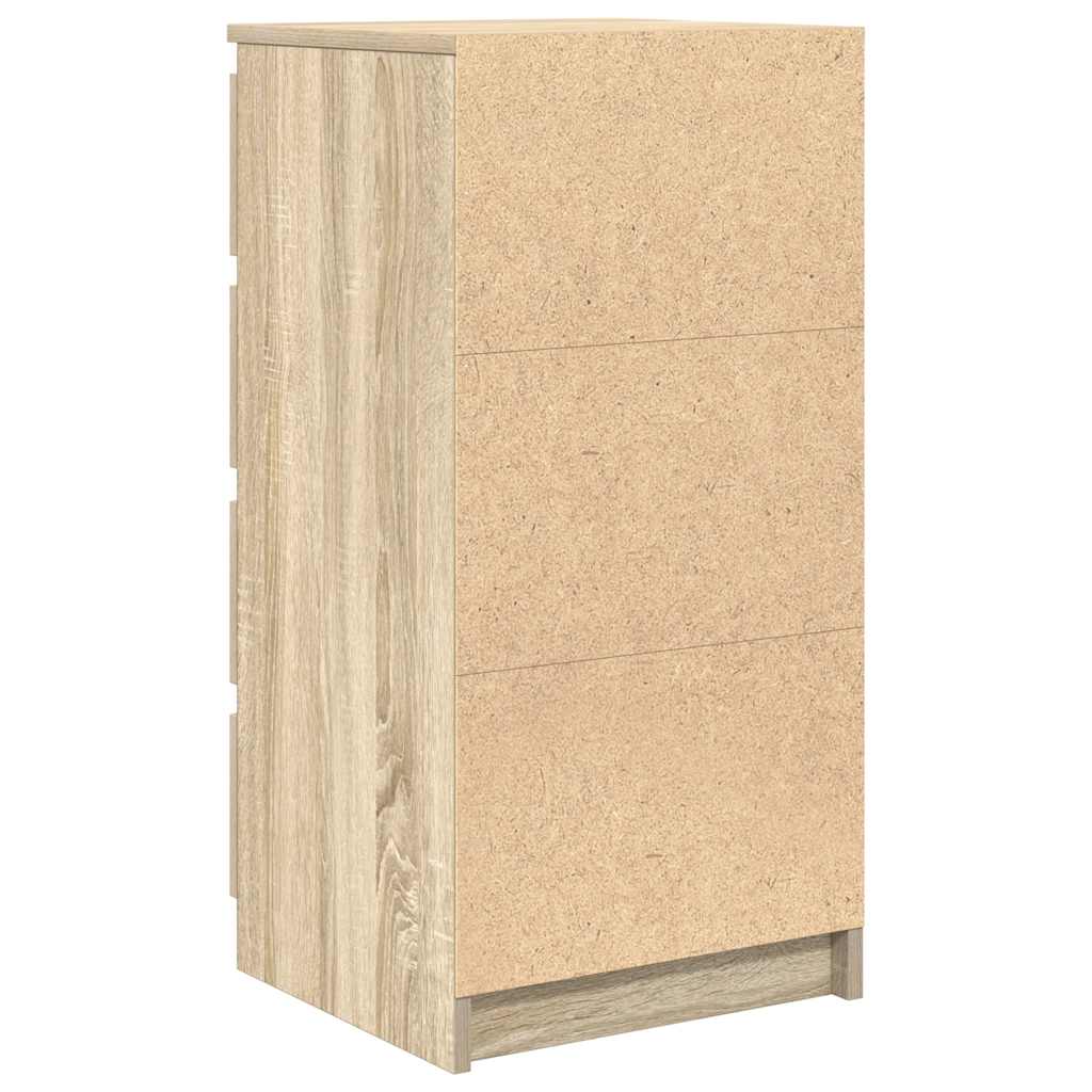 Buffet avec tiroirs chêne sonoma 37,5x35x99 cm bois ingénierie - XIOS