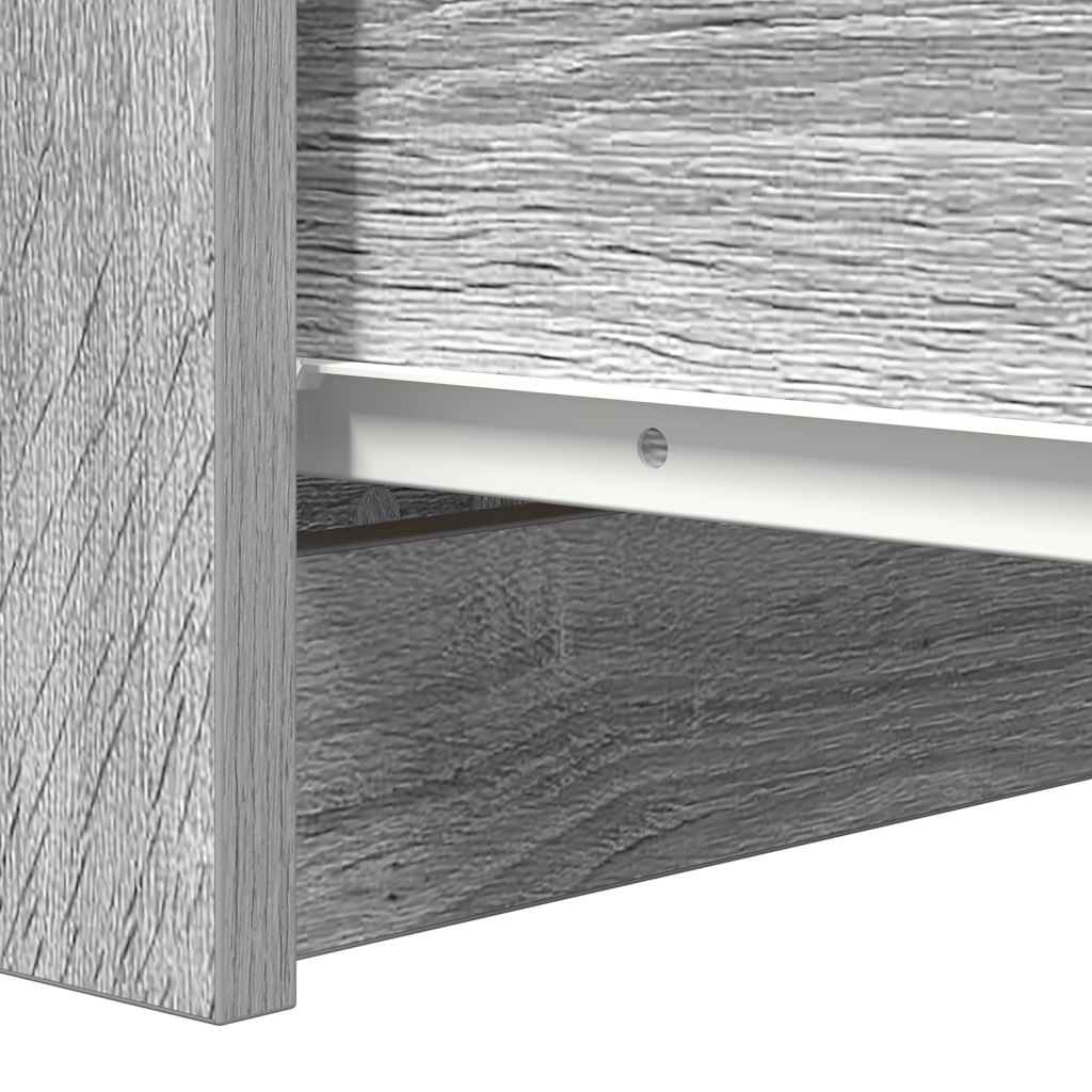 Buffet avec tiroirs sonoma gris 37,5x35x99 cm bois d'ingénierie - XIOS