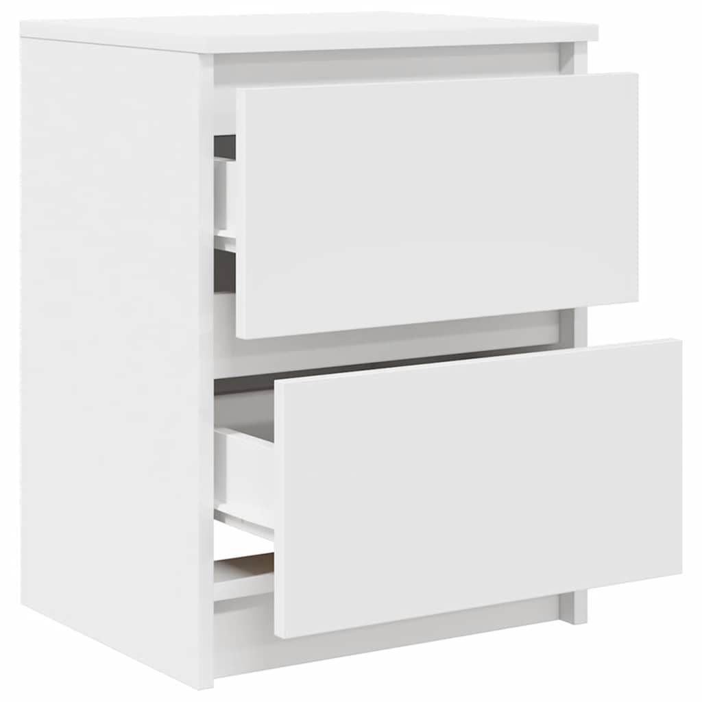 Meuble TV blanc 40x35x54 cm bois d'ingénierie - XIOS