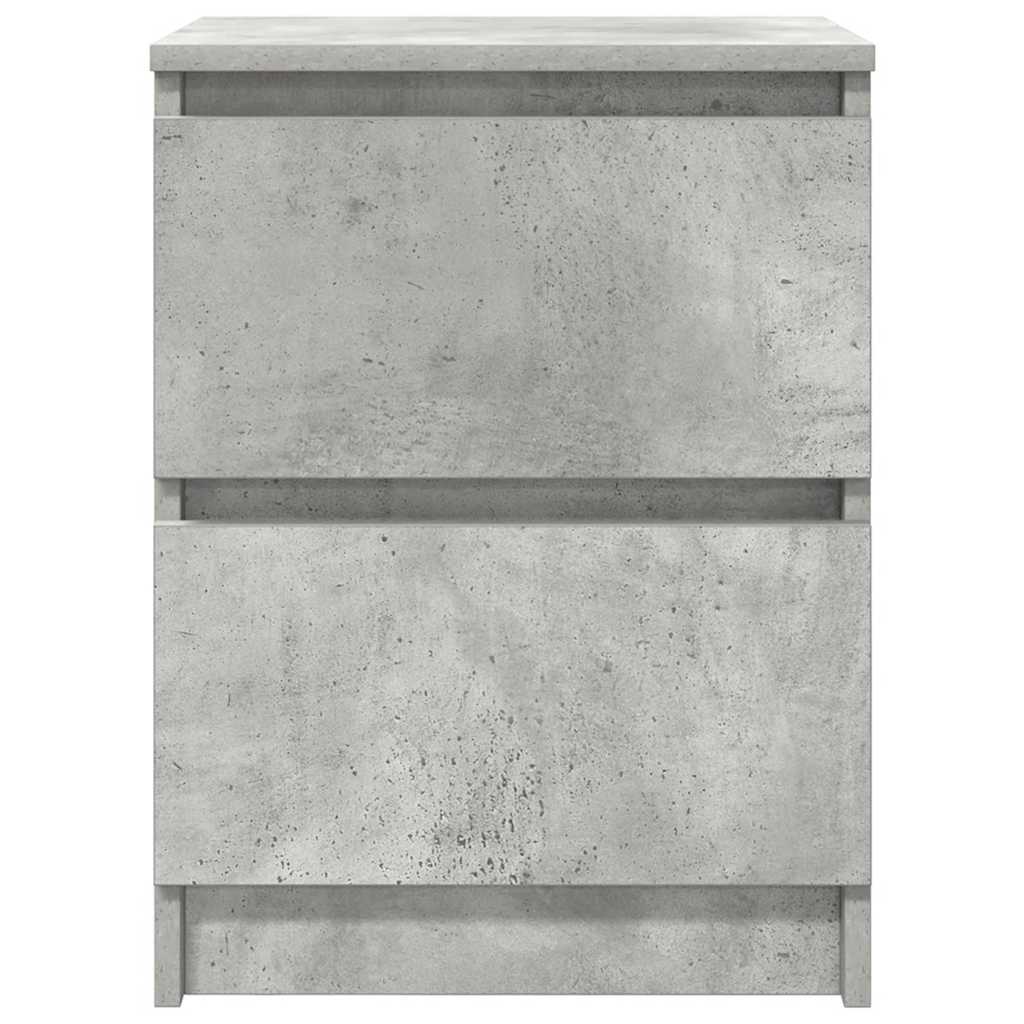 Meuble TV gris béton 40x35x54 cm bois d'ingénierie - XIOS