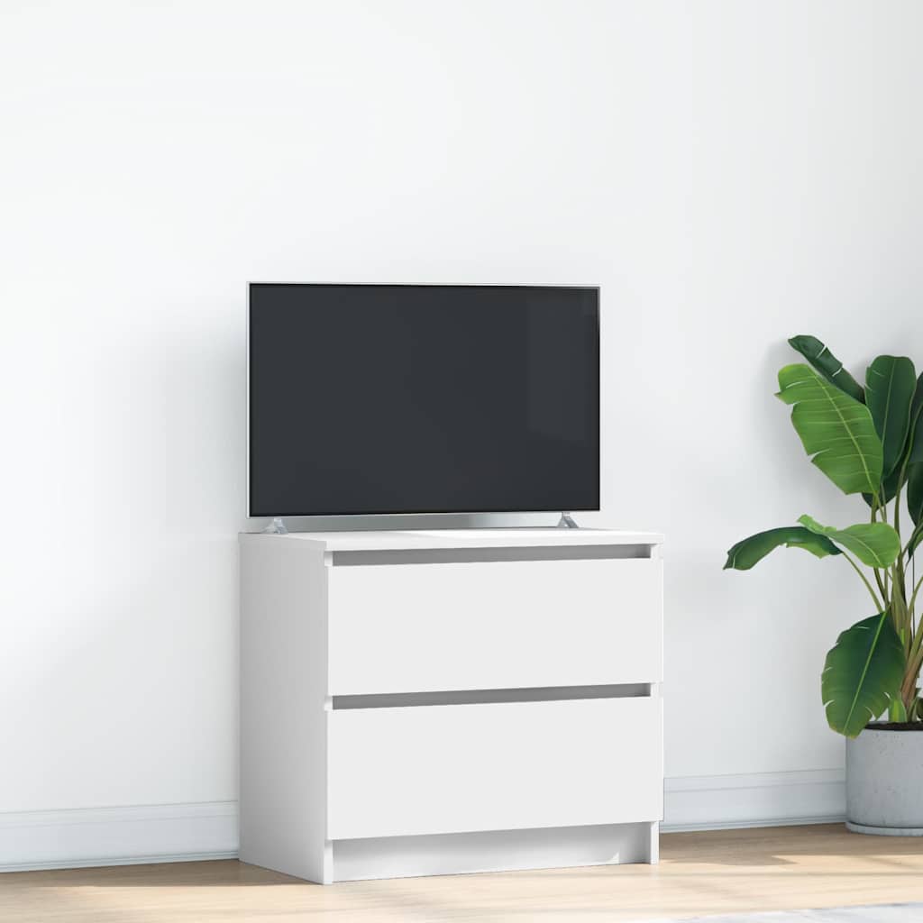 Meuble TV blanc 60x35x54 cm bois d'ingénierie - XIOS