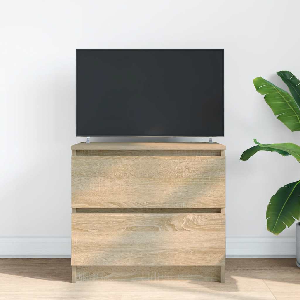Meuble TV chêne sonoma 60x35x54 cm bois d'ingénierie - XIOS