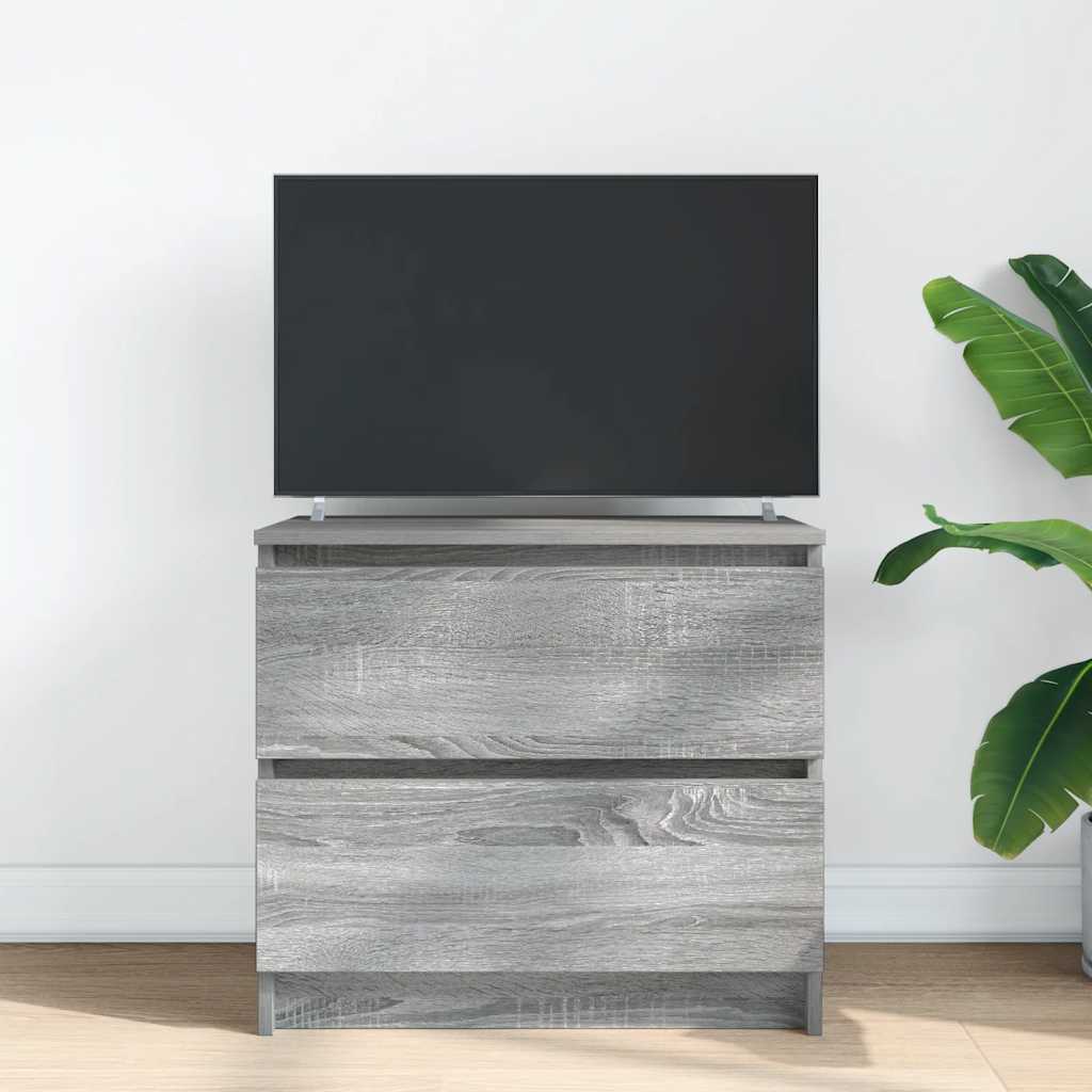 Meuble TV sonoma gris 60x35x54 cm bois d'ingénierie - XIOS