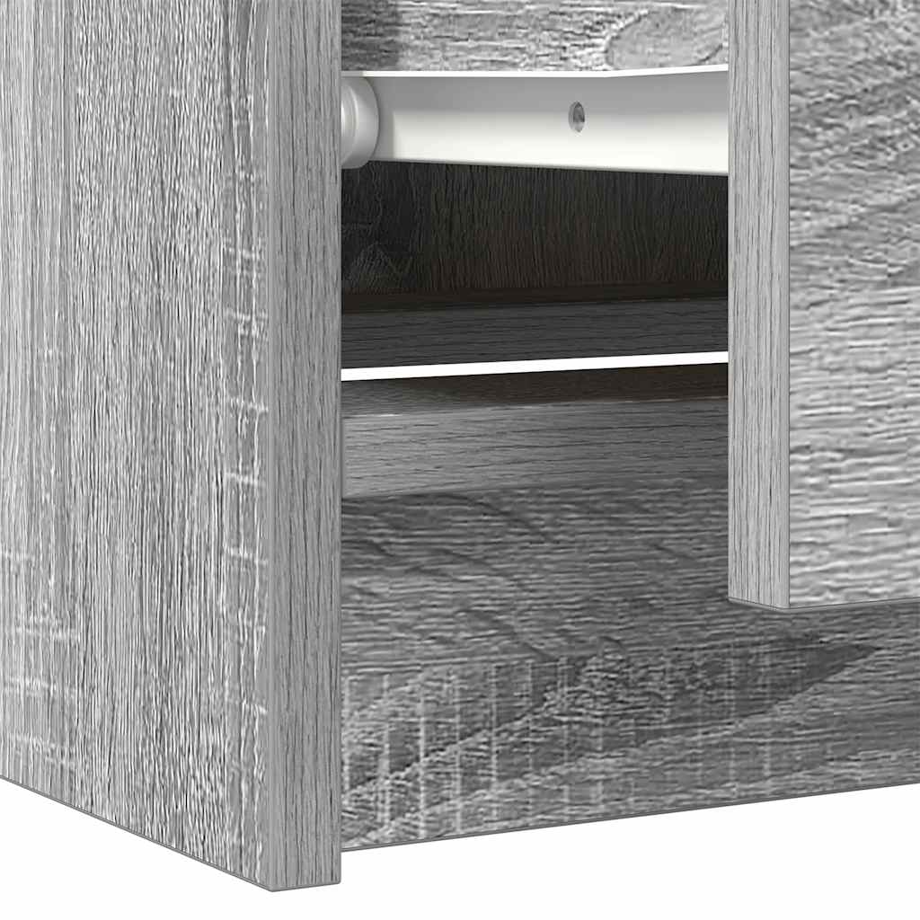 Meuble TV sonoma gris 60x35x54 cm bois d'ingénierie - XIOS