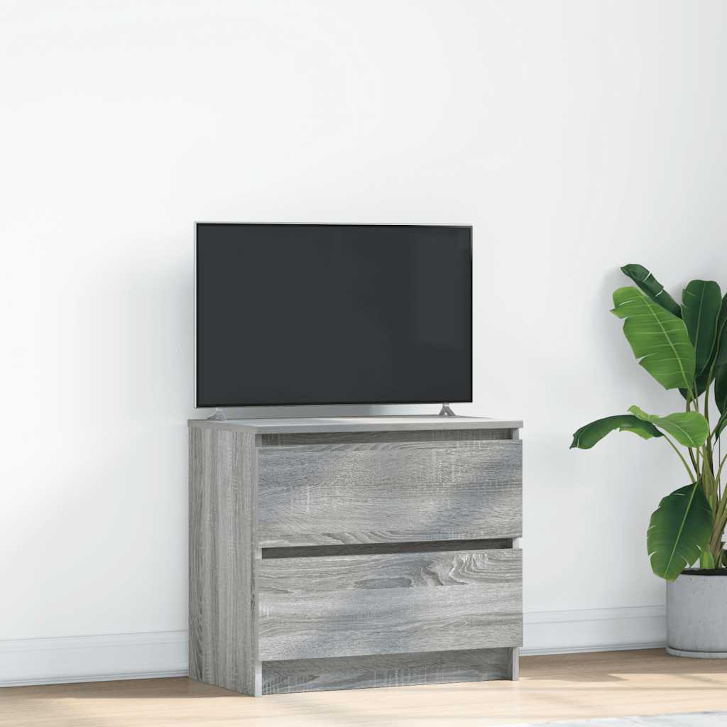 Meuble TV sonoma gris 60x35x54 cm bois d'ingénierie - XIOS
