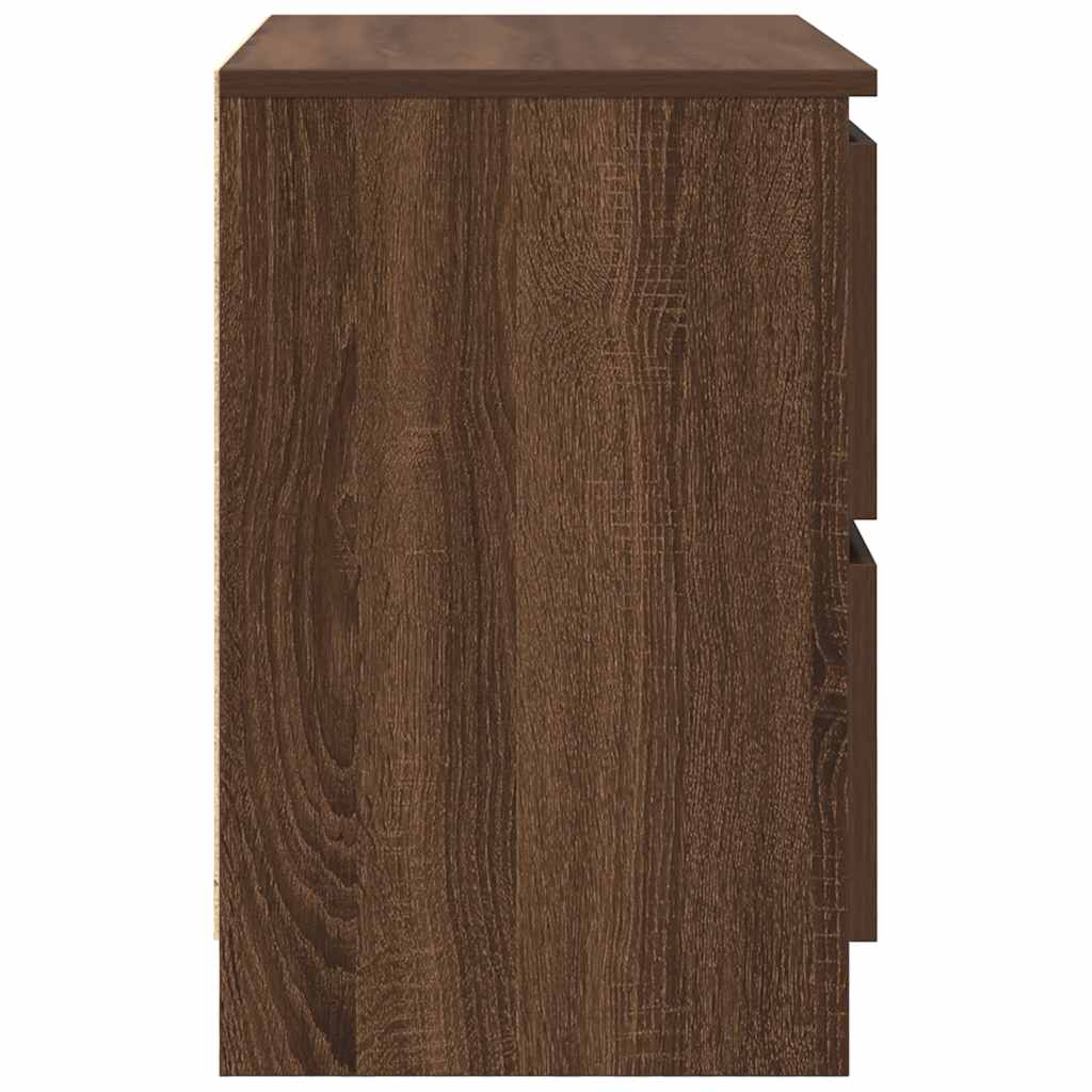 Meuble TV chêne marron 60x35x54 cm bois d'ingénierie - XIOS