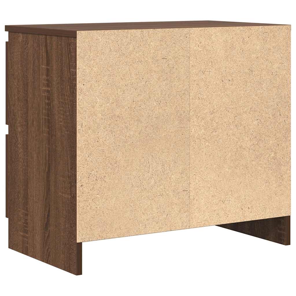 Meuble TV chêne marron 60x35x54 cm bois d'ingénierie - XIOS