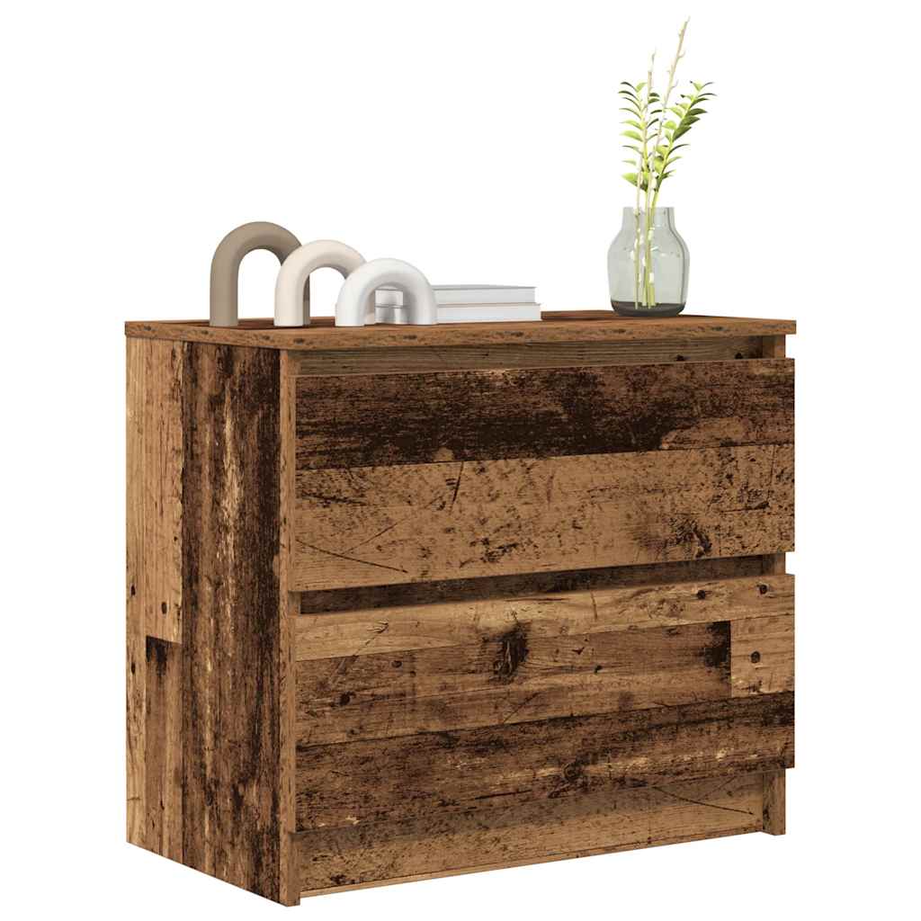 Meuble TV vieux bois 60x35x54 cm bois d'ingénierie - XIOS