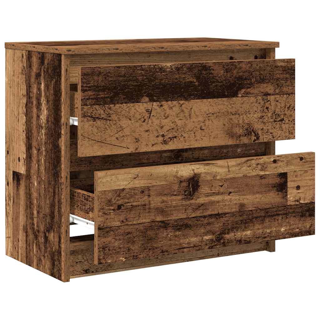 Meuble TV vieux bois 60x35x54 cm bois d'ingénierie - XIOS