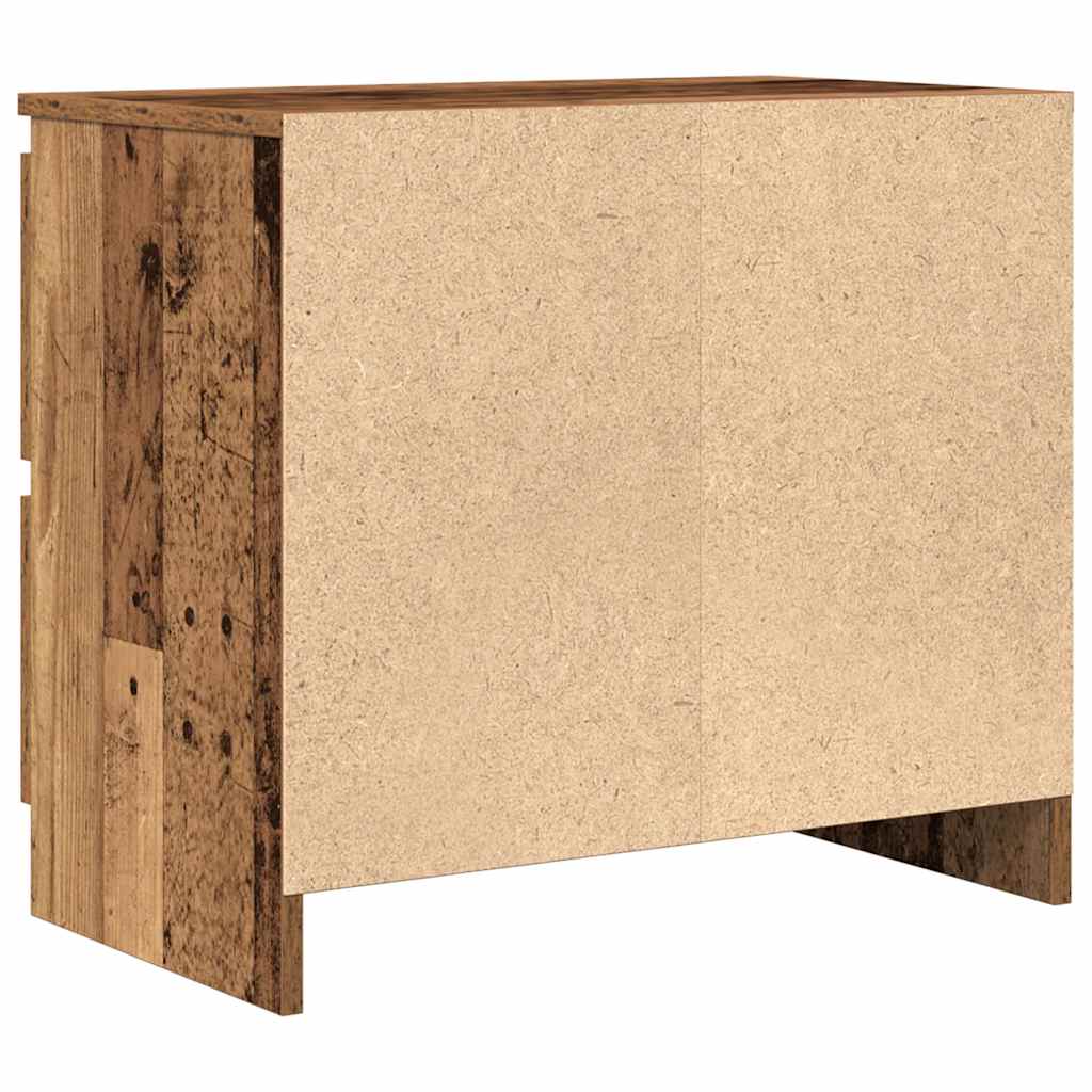 Meuble TV vieux bois 60x35x54 cm bois d'ingénierie - XIOS