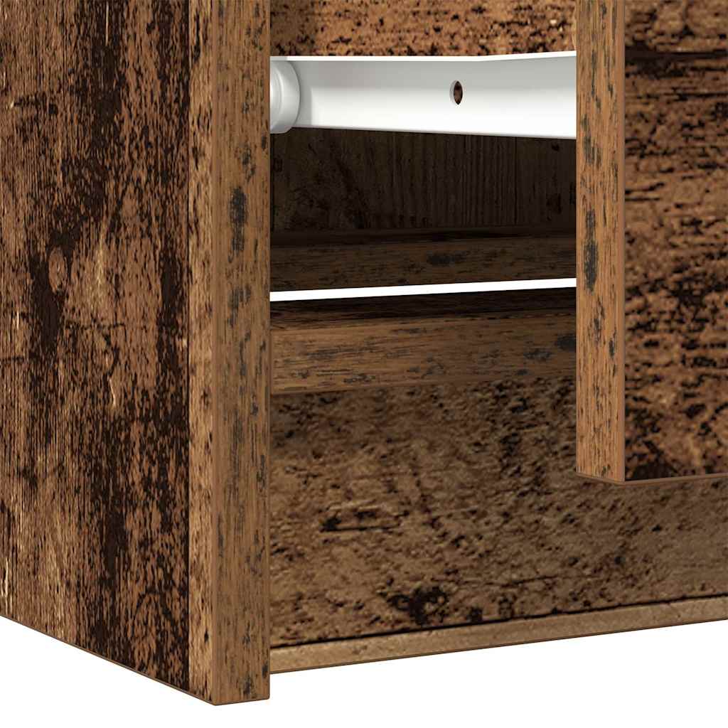 Meuble TV vieux bois 60x35x54 cm bois d'ingénierie - XIOS