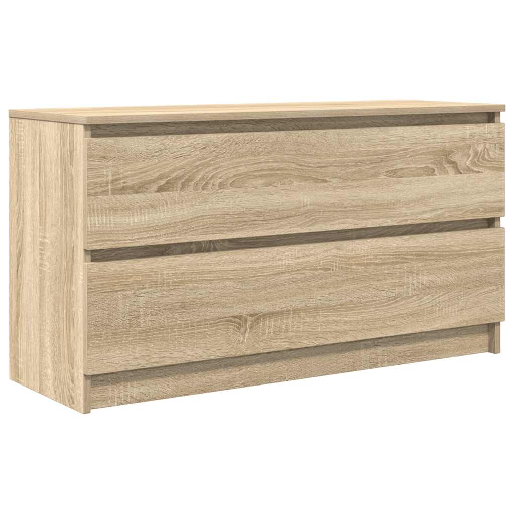 Meuble TV chêne sonoma 100x35x54 cm bois d'ingénierie - XIOS