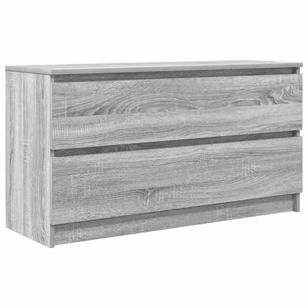 Meuble TV sonoma gris 100x35x54 cm bois d'ingénierie - XIOS
