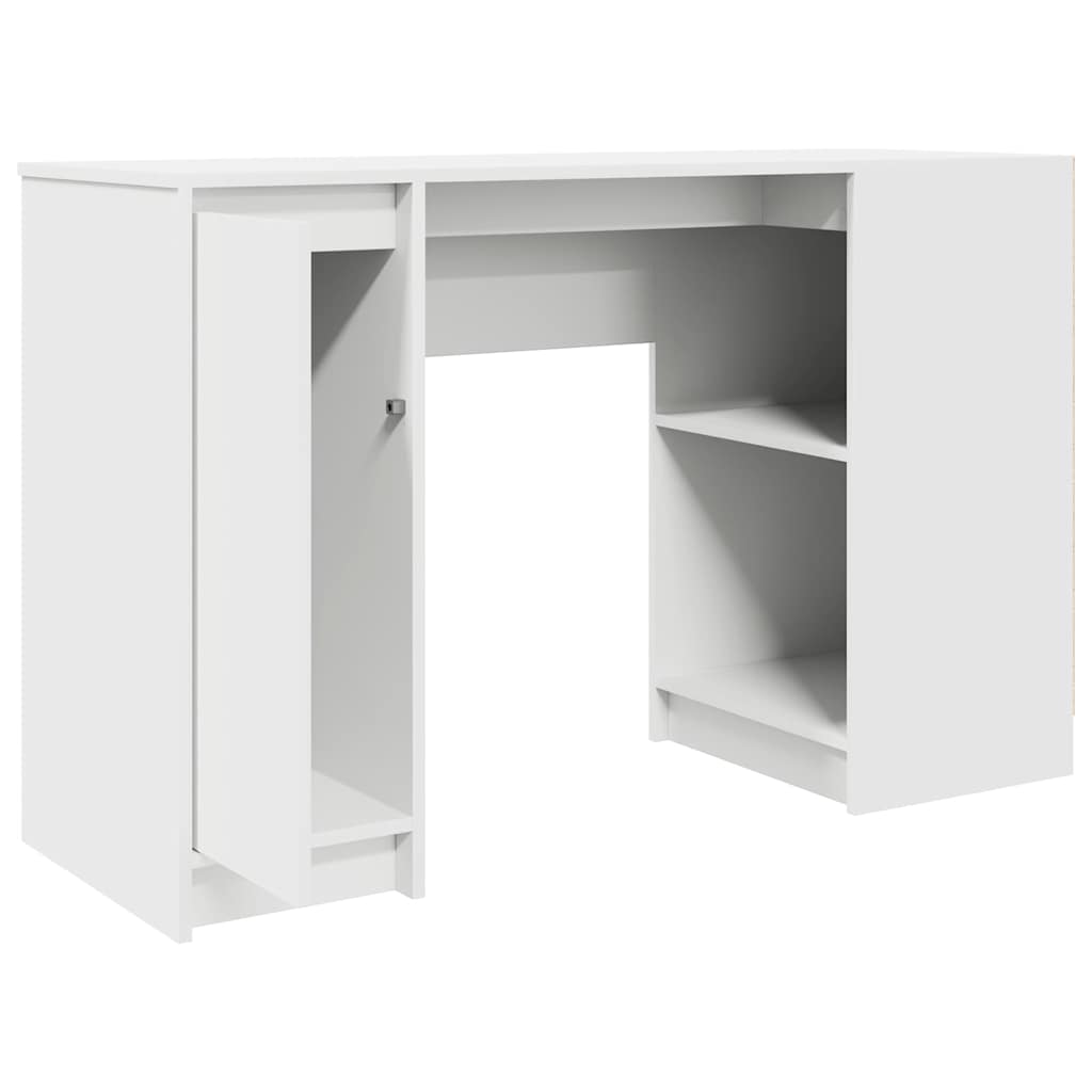 Bureau blanc 120x42x76 cm bois d'ingénierie - XIOS
