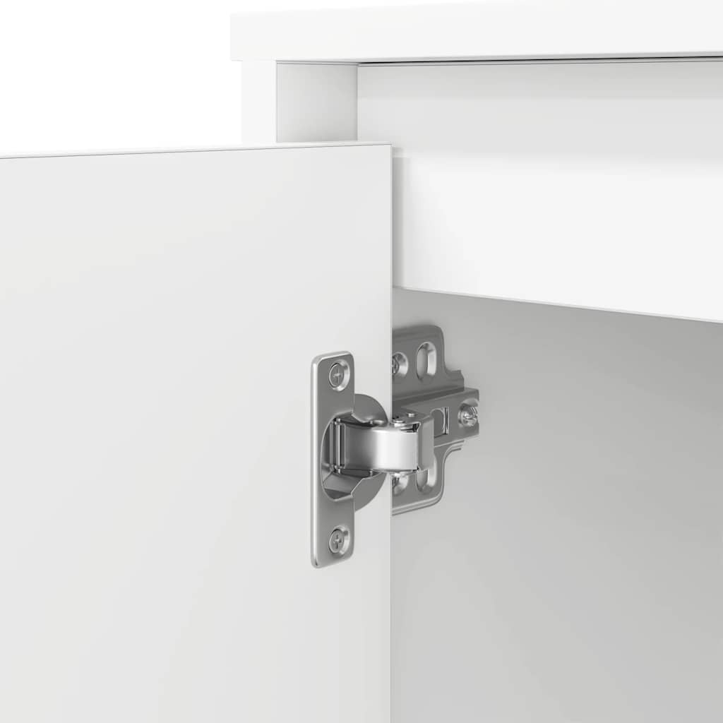 Bureau blanc 120x42x76 cm bois d'ingénierie - XIOS