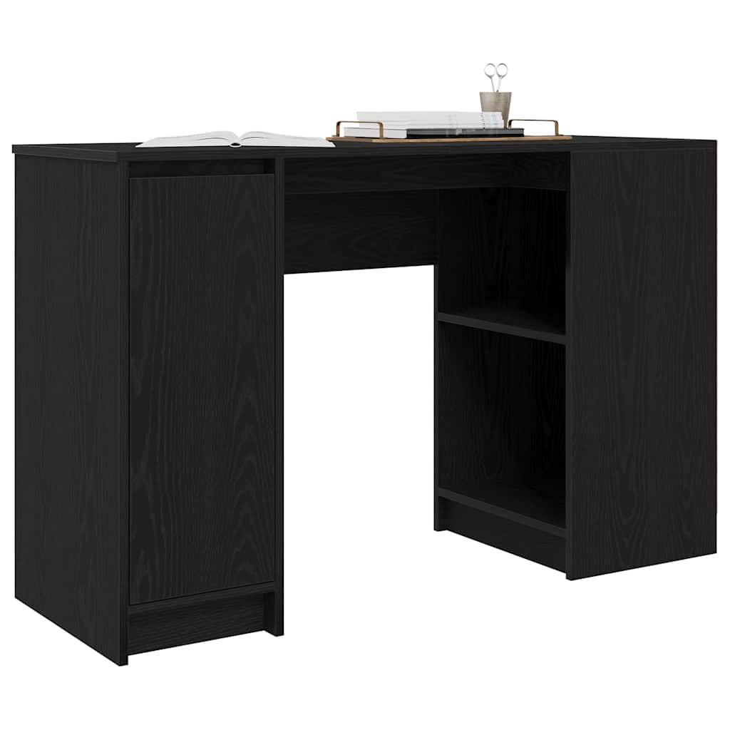 Bureau chêne noir 120x42x76 cm bois d'ingénierie - XIOS