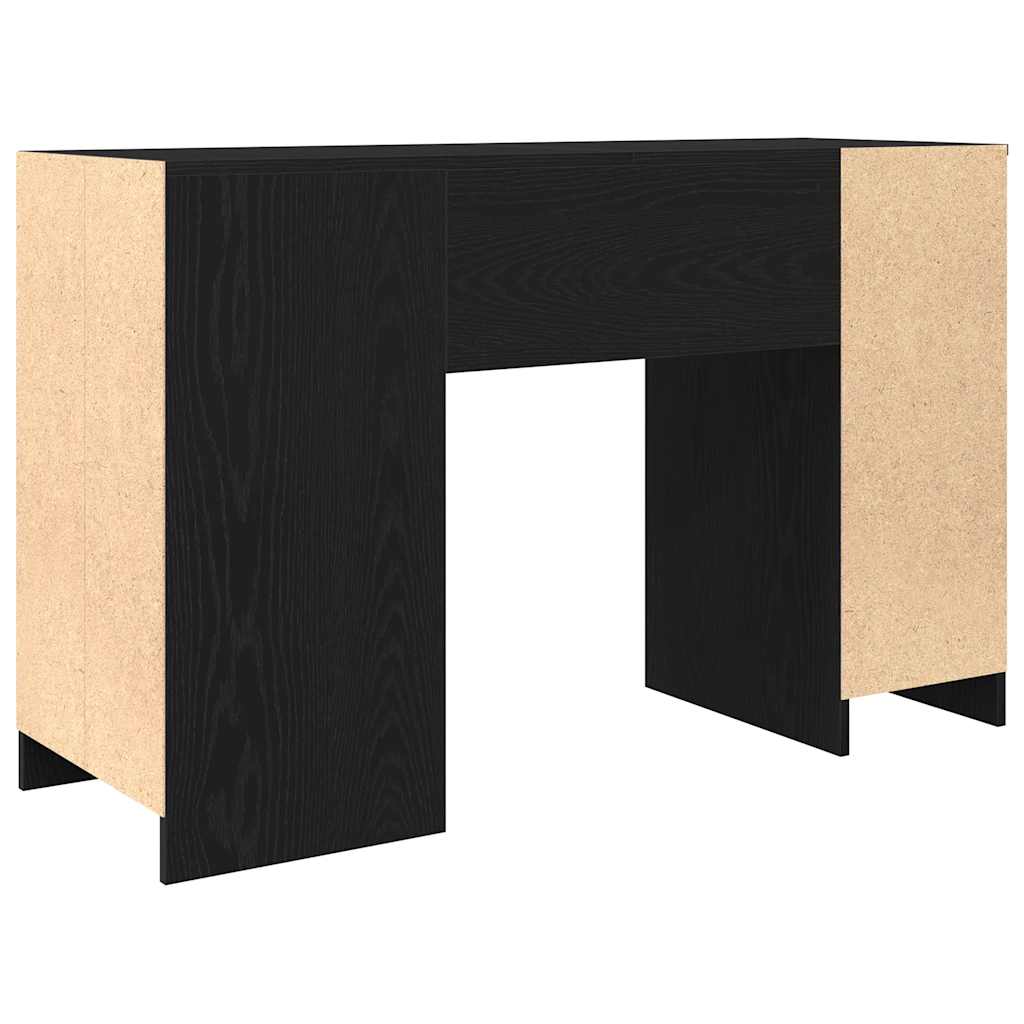 Bureau chêne noir 120x42x76 cm bois d'ingénierie - XIOS