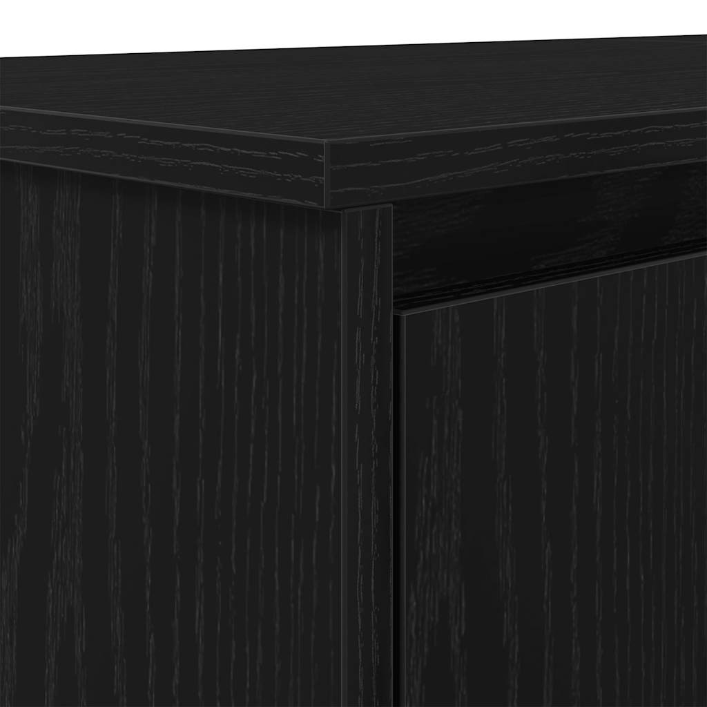 Bureau chêne noir 120x42x76 cm bois d'ingénierie - XIOS