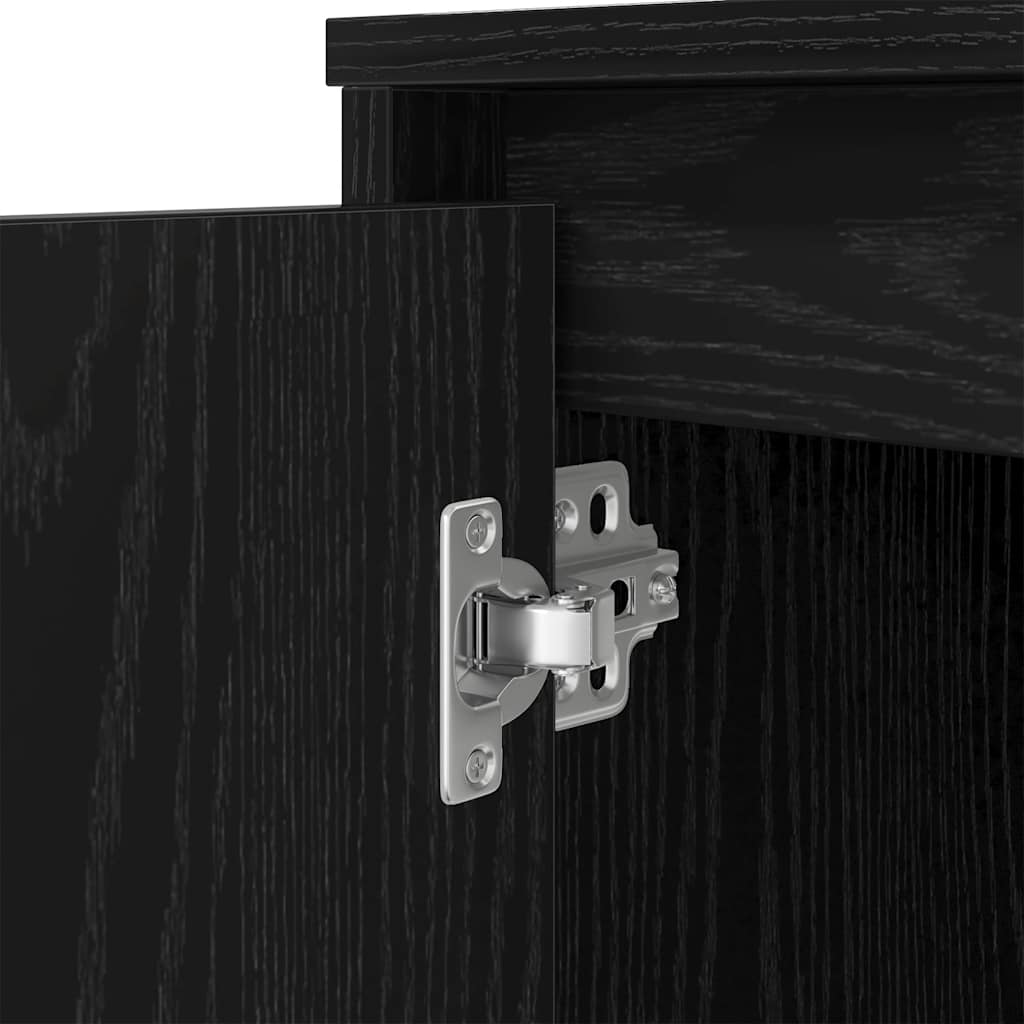 Bureau chêne noir 120x42x76 cm bois d'ingénierie - XIOS