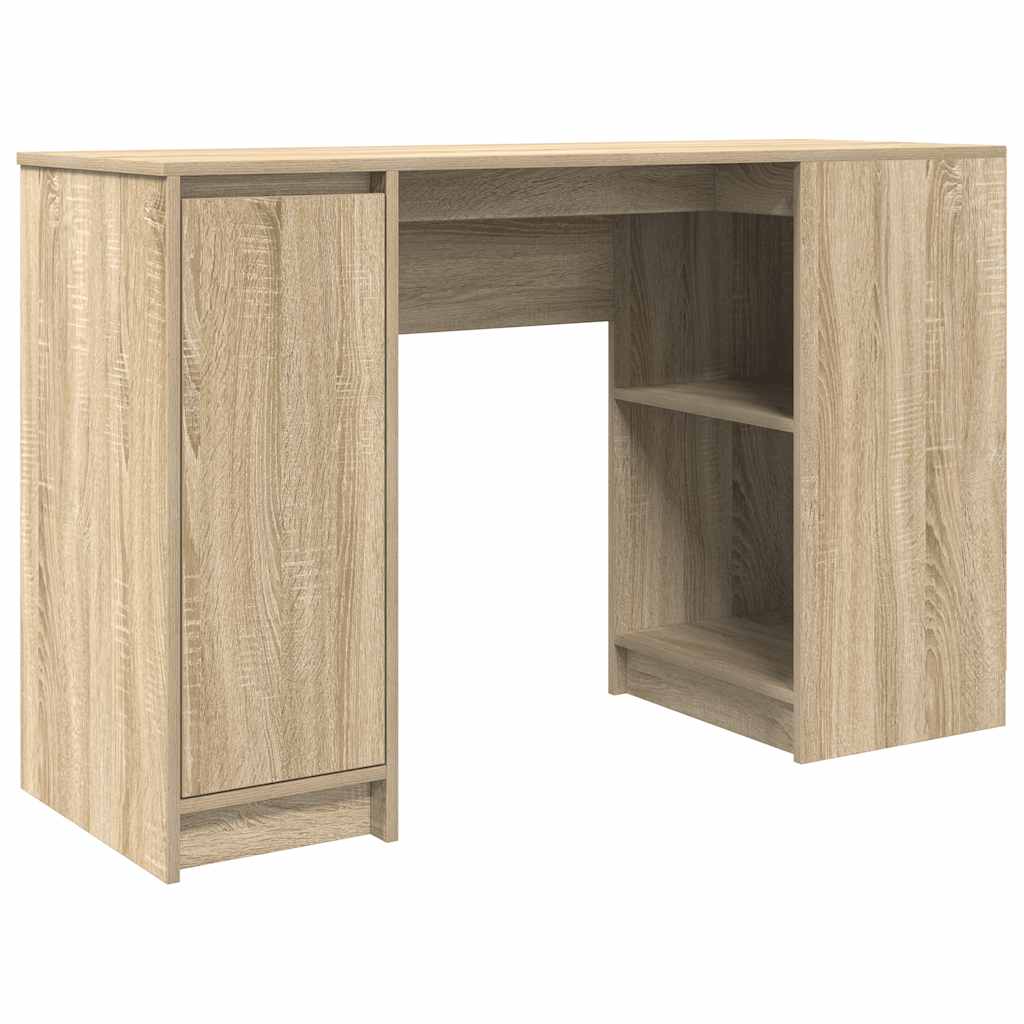 Bureau chêne sonoma 120x42x76 cm bois d'ingénierie - XIOS