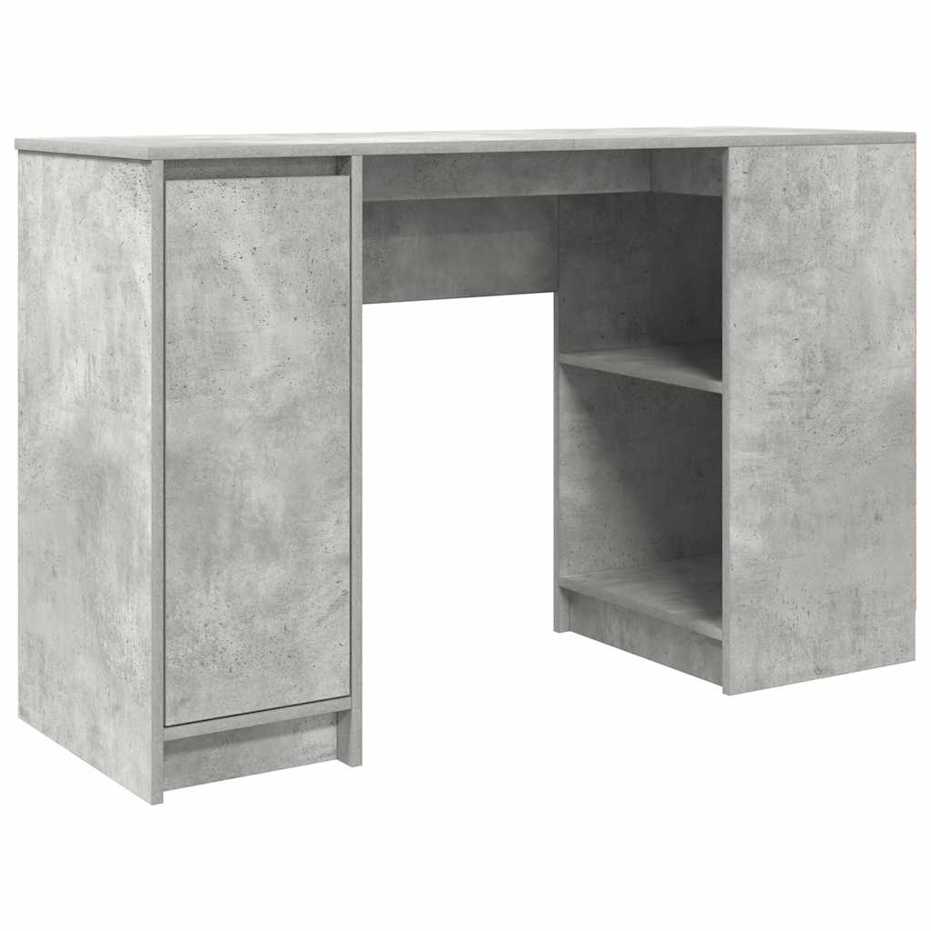 Bureau gris béton 120x42x76 cm bois d'ingénierie - XIOS