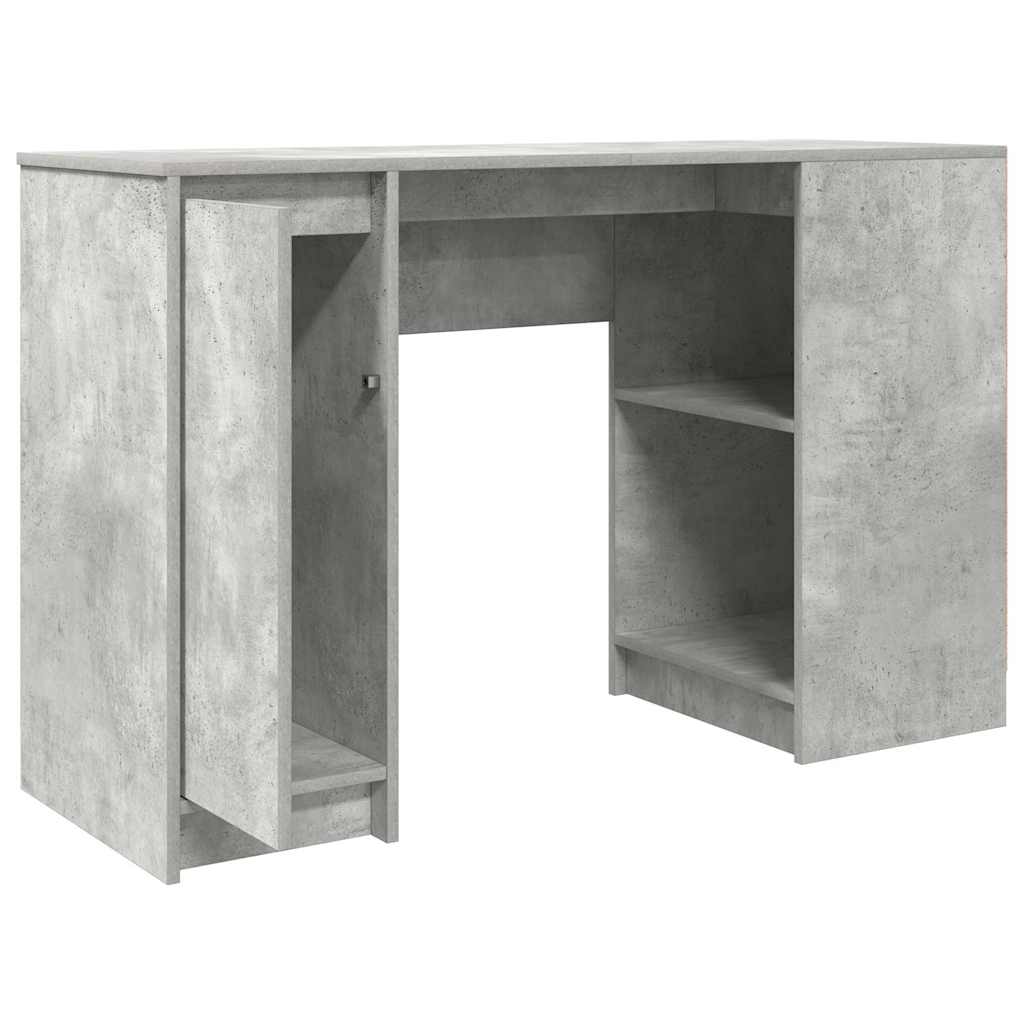 Bureau gris béton 120x42x76 cm bois d'ingénierie - XIOS