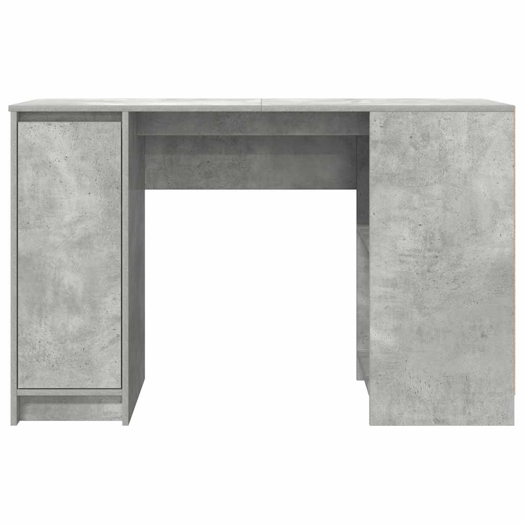 Bureau gris béton 120x42x76 cm bois d'ingénierie - XIOS