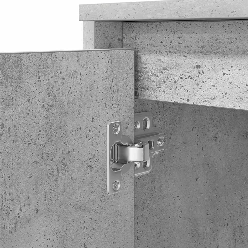 Bureau gris béton 120x42x76 cm bois d'ingénierie - XIOS