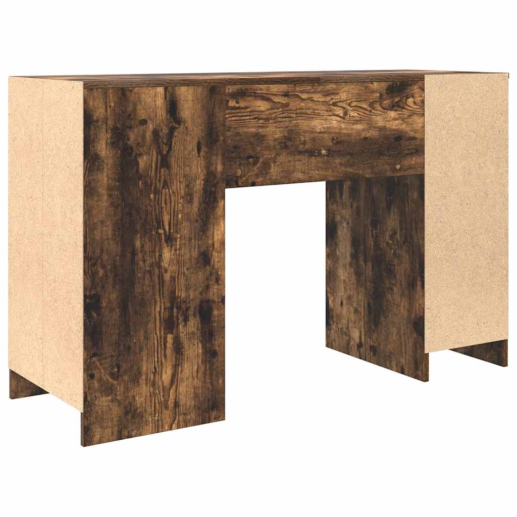 Bureau chêne fumé 120x42x76 cm bois d'ingénierie - XIOS