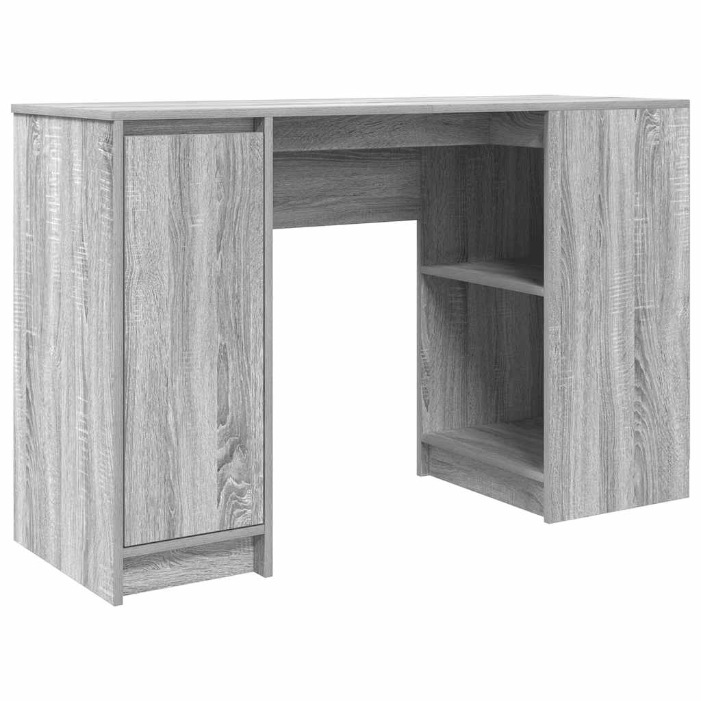 Bureau sonoma gris 120x42x76 cm bois d'ingénierie - XIOS