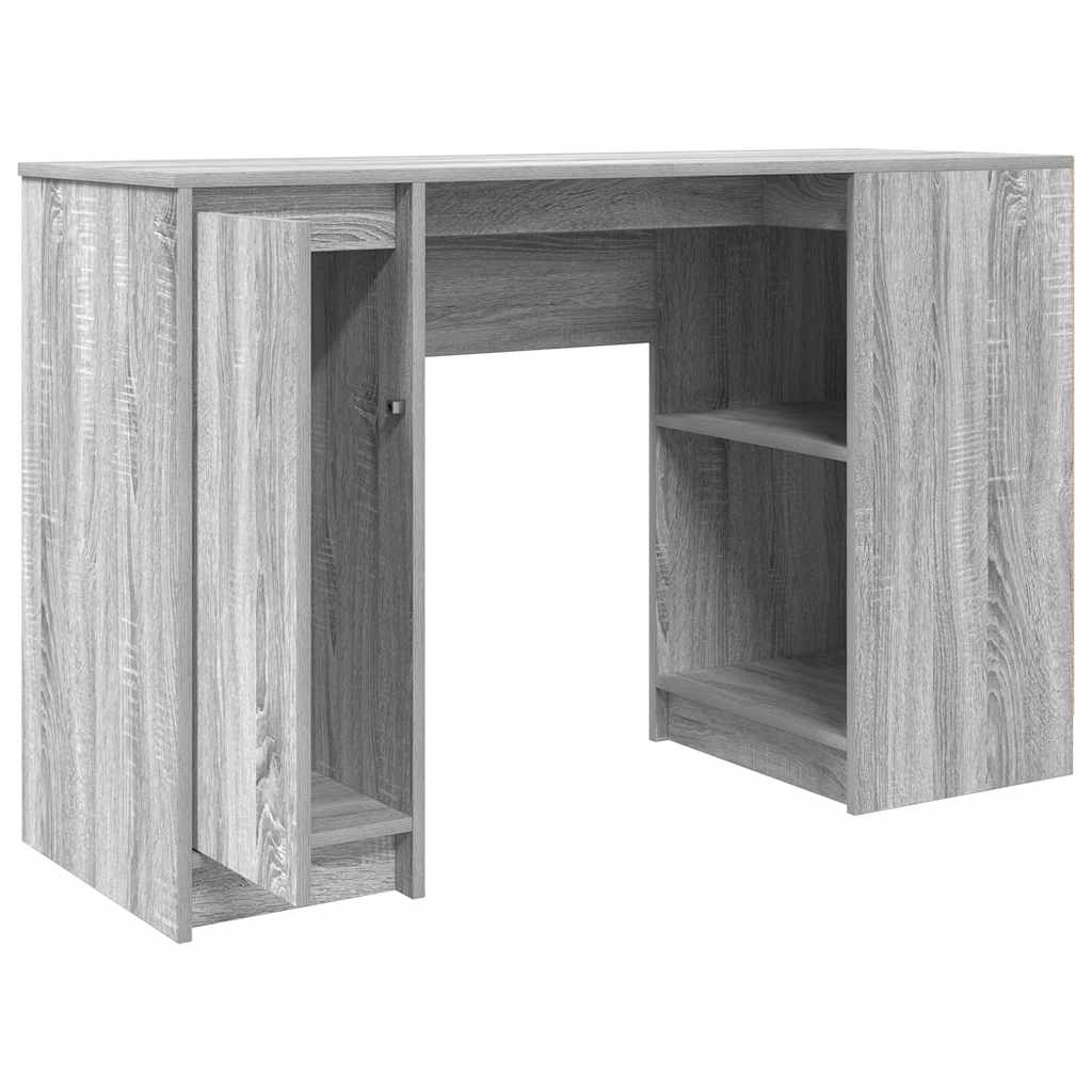 Bureau sonoma gris 120x42x76 cm bois d'ingénierie - XIOS