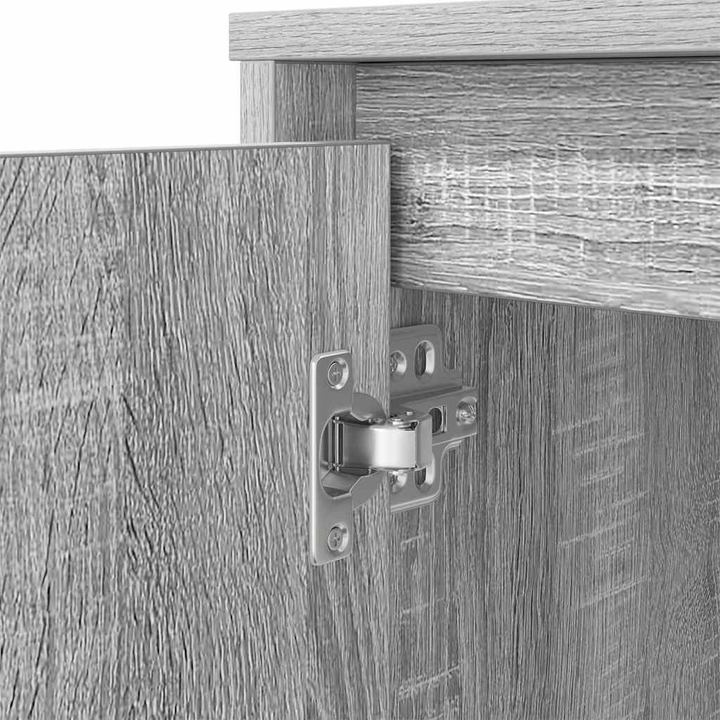 Bureau sonoma gris 120x42x76 cm bois d'ingénierie - XIOS