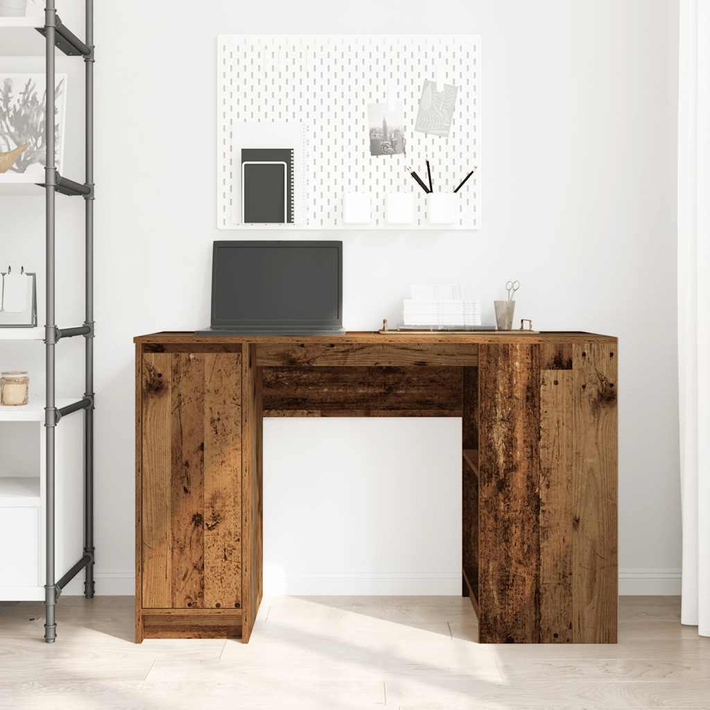 Bureau vieux bois 120x42x76 cm bois d'ingénierie - XIOS