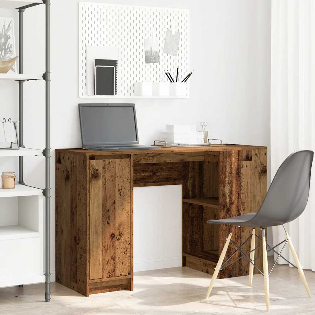 Bureau vieux bois 120x42x76 cm bois d'ingénierie - XIOS