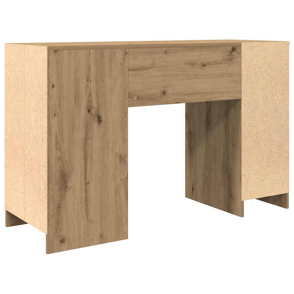Bureau chêne artisanal 120x42x76 cm bois d'ingénierie - XIOS