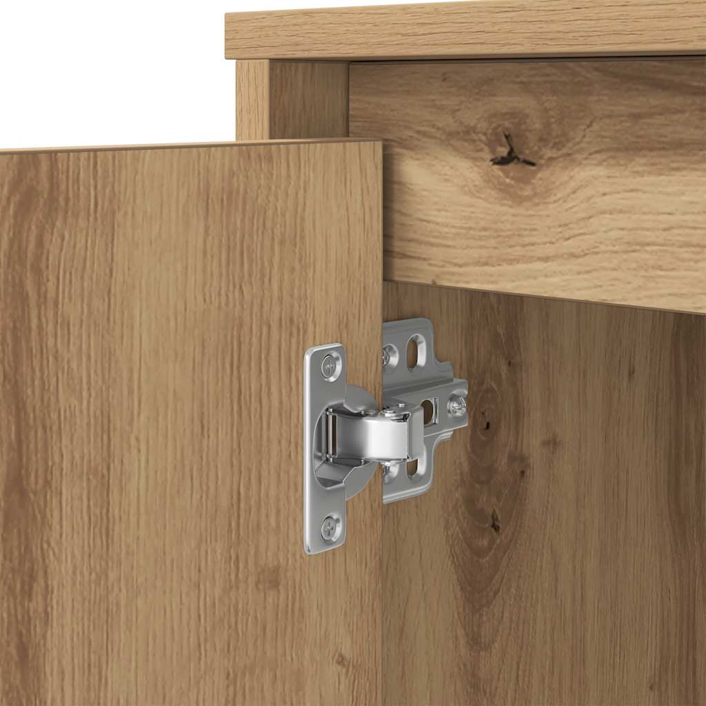 Bureau chêne artisanal 120x42x76 cm bois d'ingénierie - XIOS