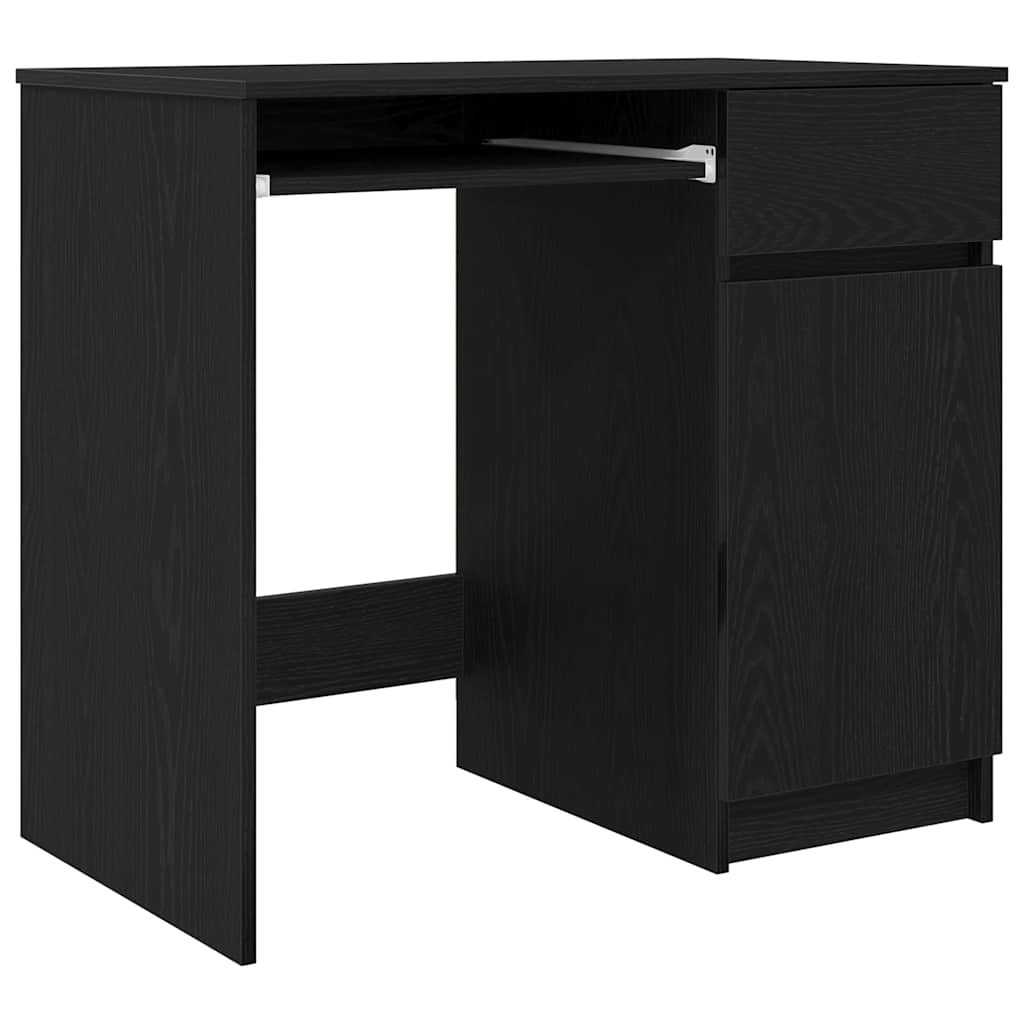 Bureau chêne noir 86x49x76 cm bois d'ingénierie - XIOS