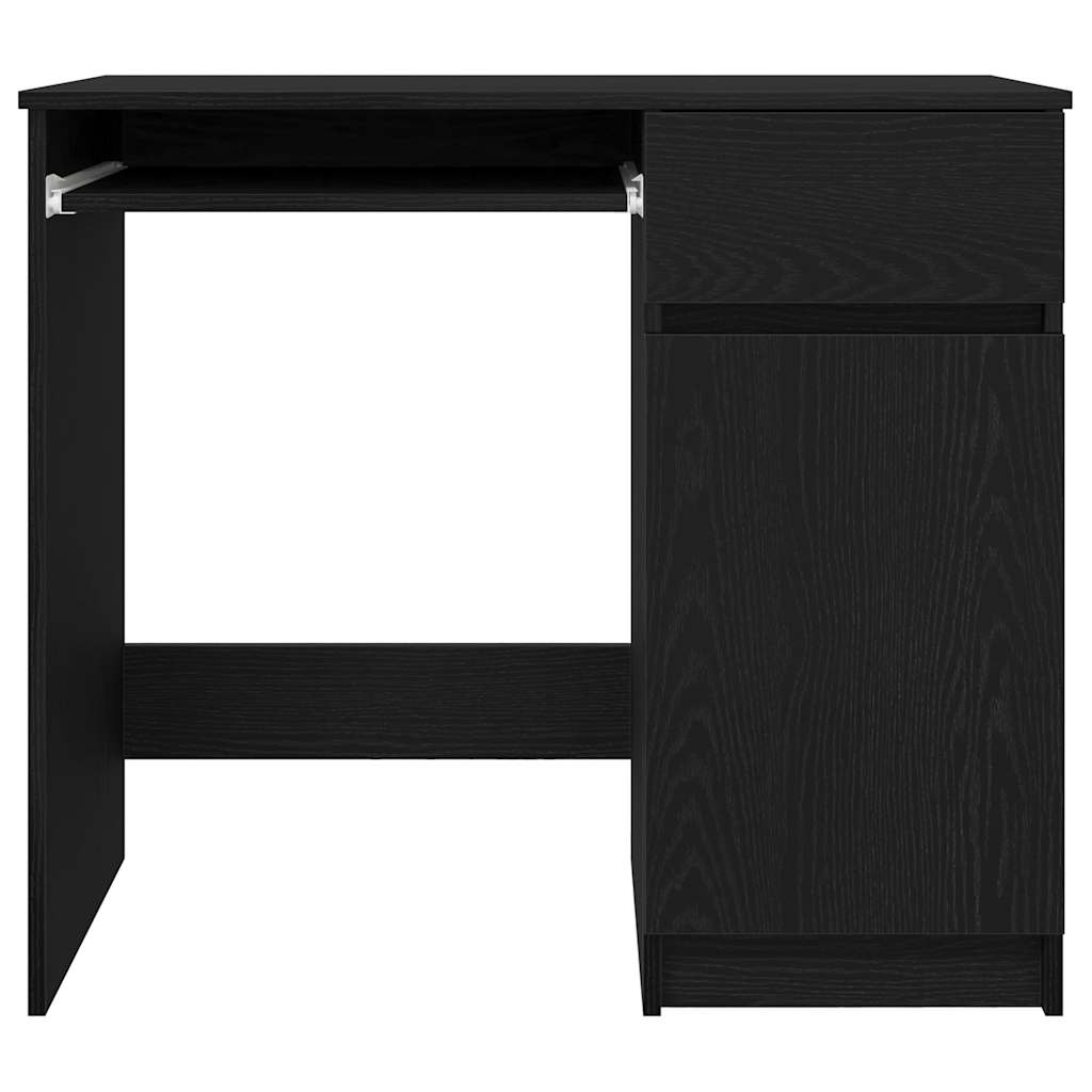 Bureau chêne noir 86x49x76 cm bois d'ingénierie - XIOS