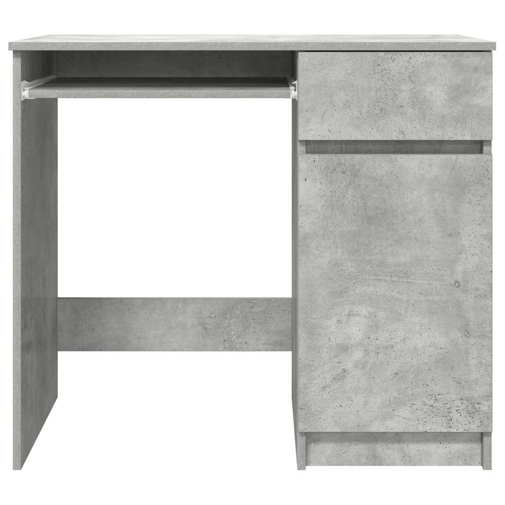 Bureau gris béton 86x49x76 cm bois d'ingénierie - XIOS
