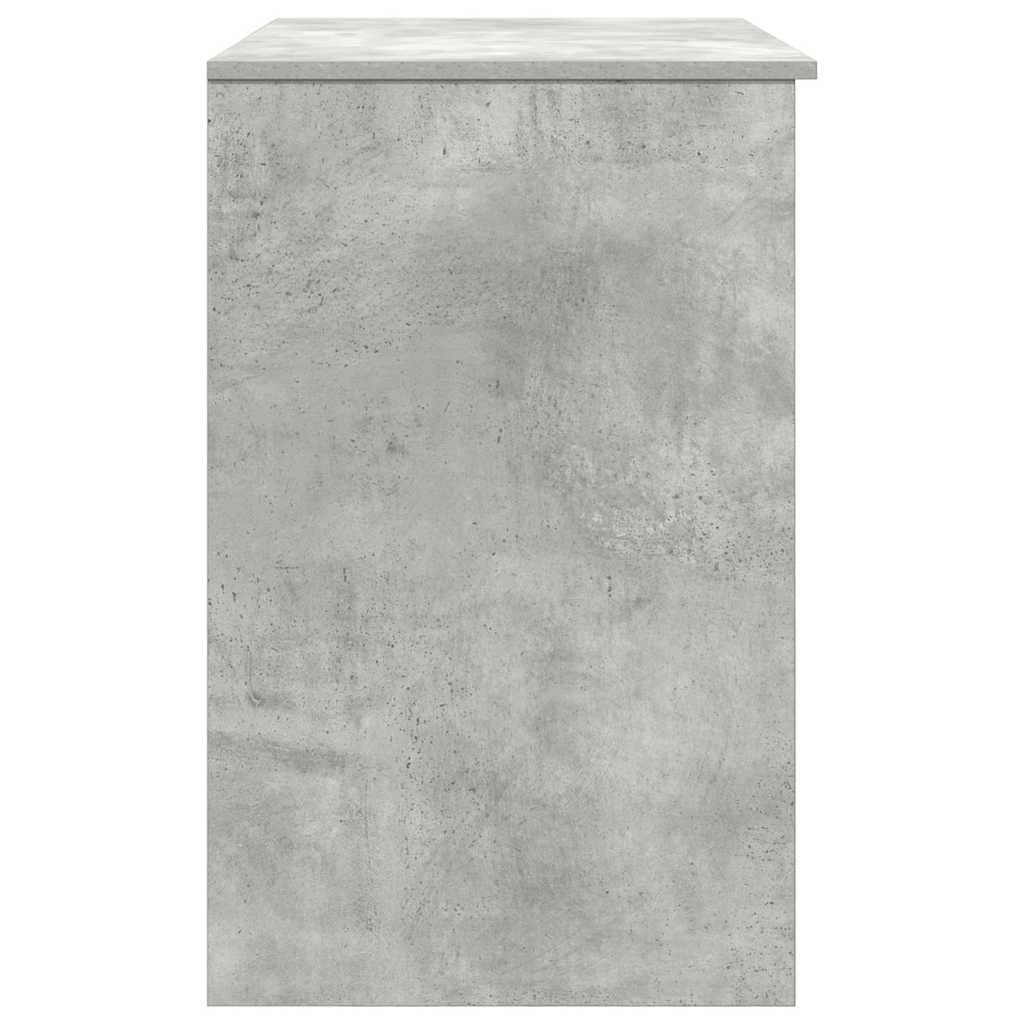 Bureau gris béton 86x49x76 cm bois d'ingénierie - XIOS