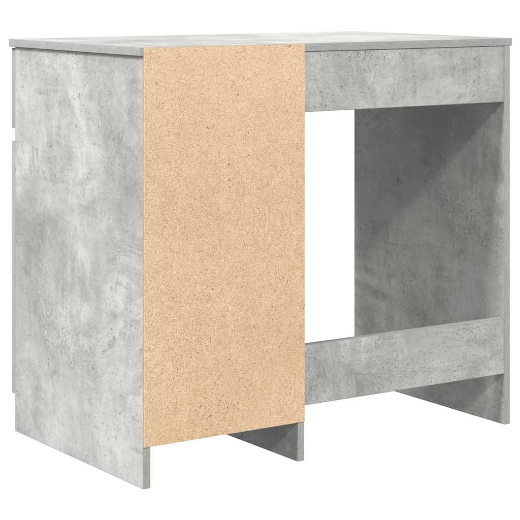 Bureau gris béton 86x49x76 cm bois d'ingénierie - XIOS