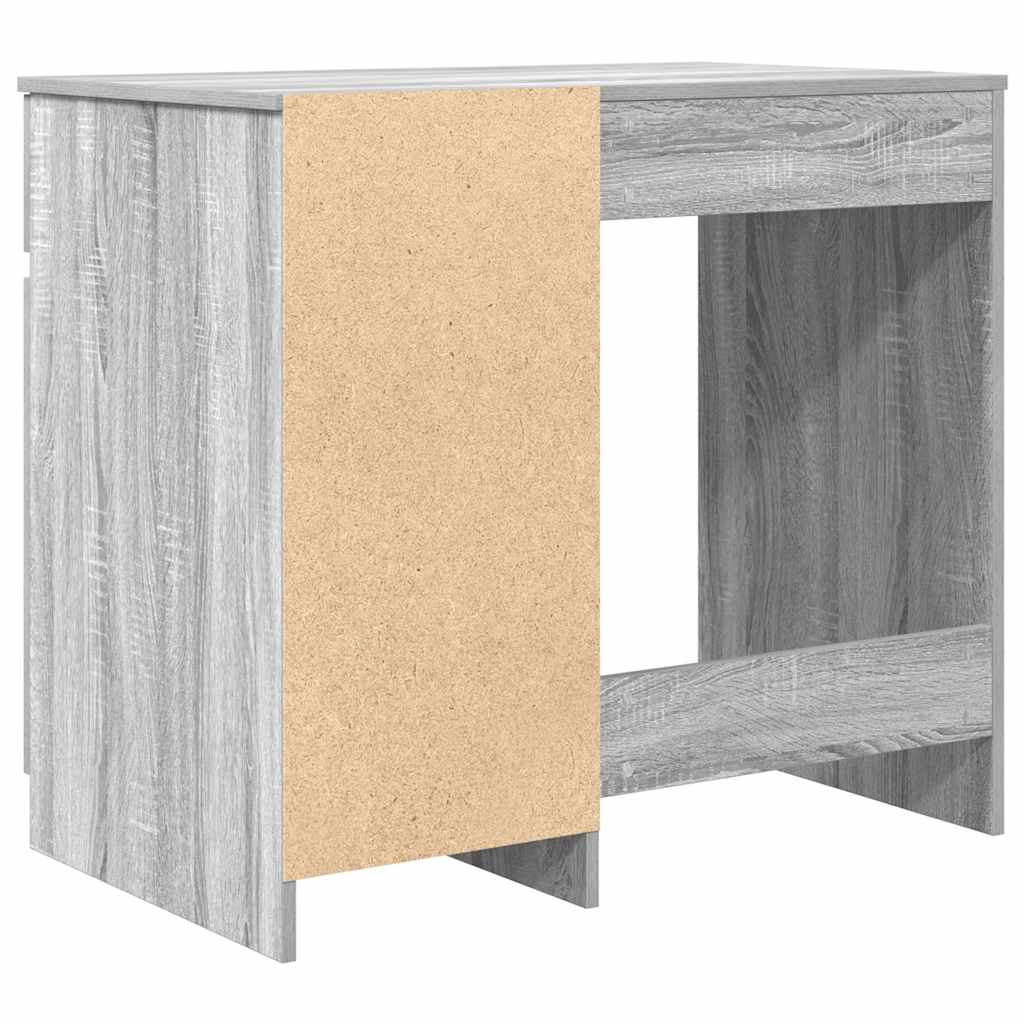 Bureau sonoma gris 86x49x76 cm bois d'ingénierie - XIOS