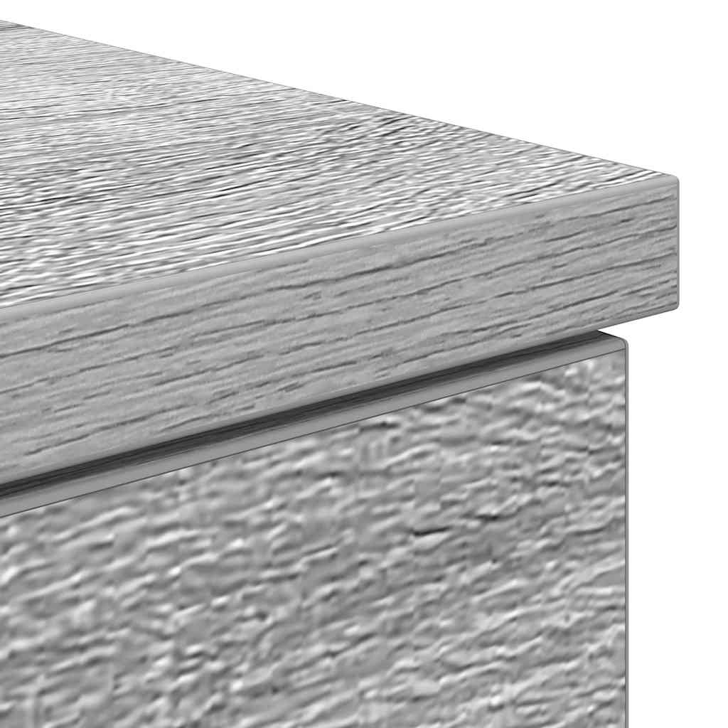 Bureau sonoma gris 86x49x76 cm bois d'ingénierie - XIOS