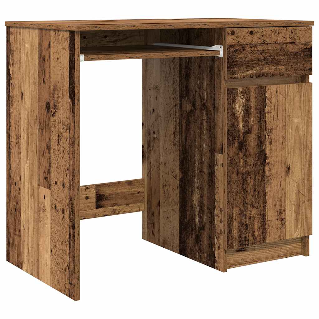 Bureau vieux bois 86x49x76 cm bois d'ingénierie - XIOS