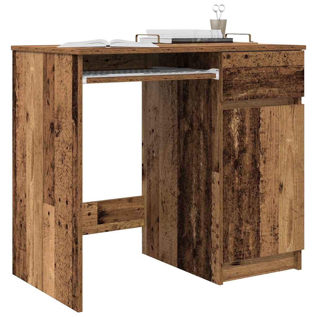 Bureau vieux bois 86x49x76 cm bois d'ingénierie - XIOS
