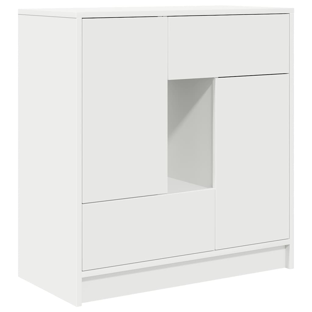 Buffet avec tiroirs et portes blanc 70,5x34x74,5 cm - XIOS
