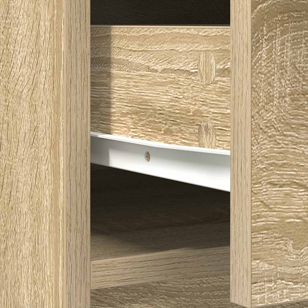 Buffet avec tiroirs et portes chêne sonoma 70,5x34x74,5 cm - XIOS